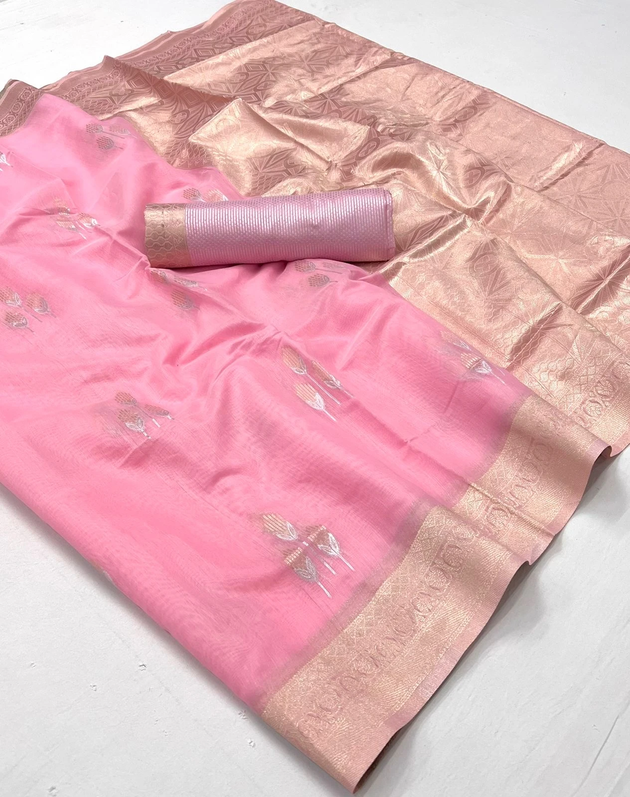 Rajtex Kelly Linen Cotton Wholesale Fancy Sarees Catalog — Wholesale Sarees, rajtex wholesale from Surat - Gallery Image 7